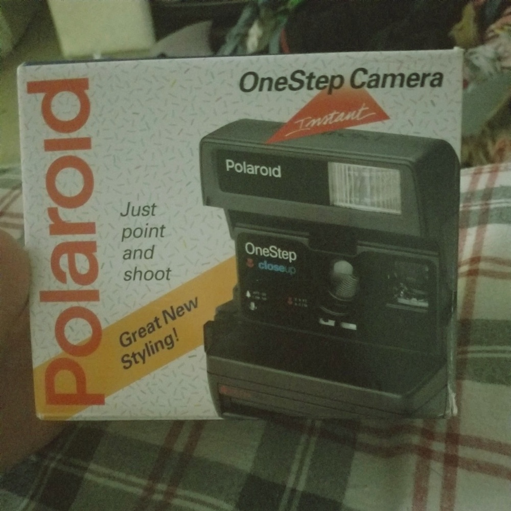 Polaroid onestep instant camera
